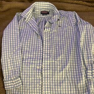 Boys 7 Vineyard Vines Whale Shirt - 100% cotton button down
